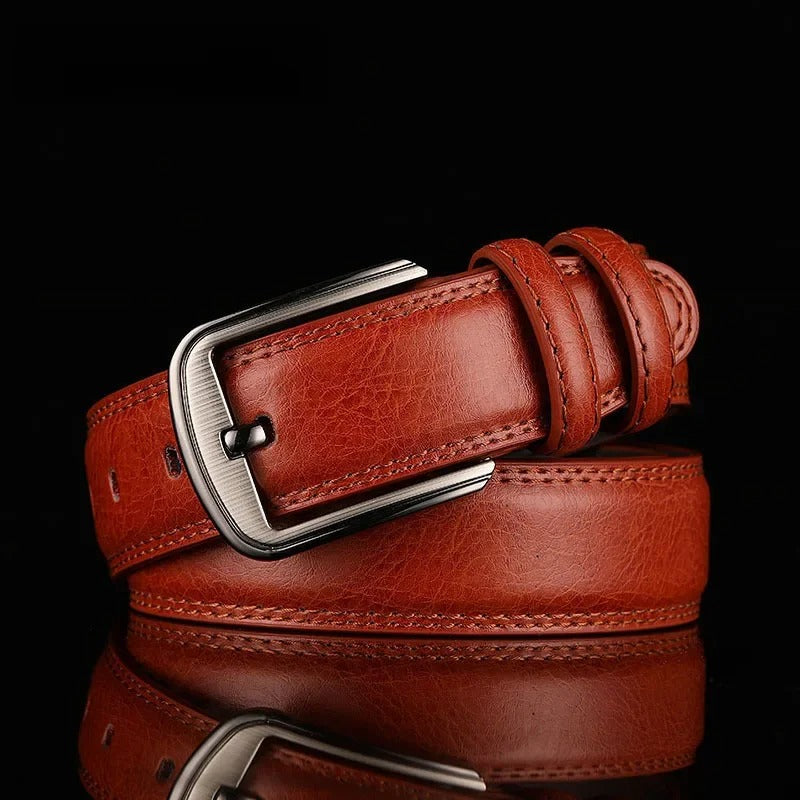 Classic durable 100% cowhide leather belt for men | Heritage -8
