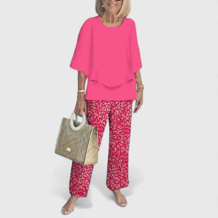 Sophisticated Coordinated Two Piece Outfit Set for women | Eliana