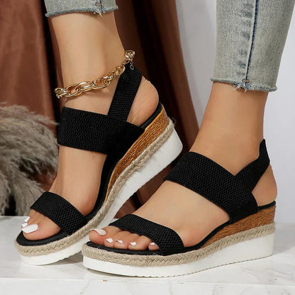 Supportive adjustable sandals with breathable open design for women | Arlena