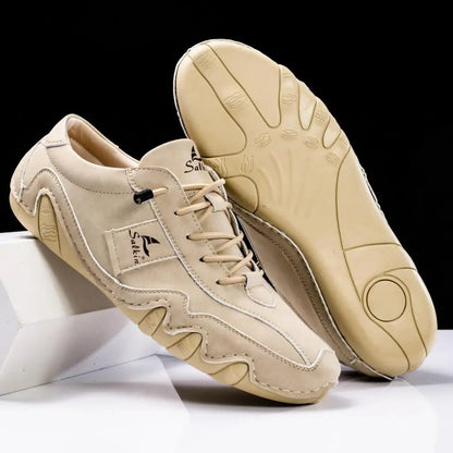 Classic Handcrafted Wavy Sole Shoes for men | Matteo