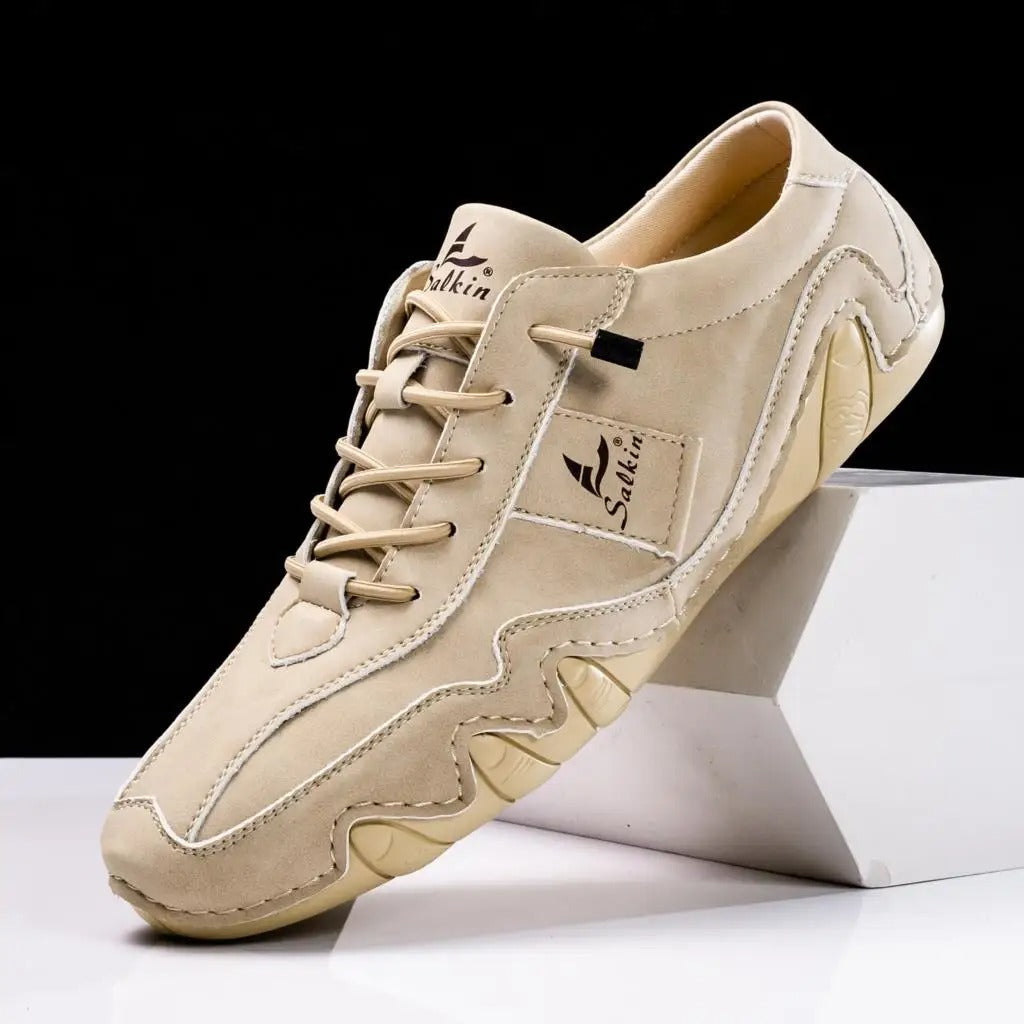 Classic Handcrafted Wavy Sole Shoes for men | Matteo