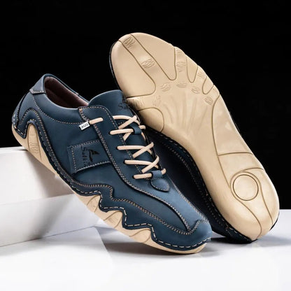 Classic Handcrafted Wavy Sole Shoes for men | Matteo