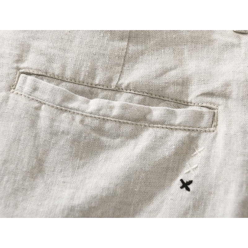 Lightweight relaxed fit summer shorts with rolled hem for men | Maro