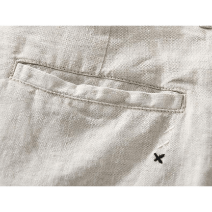 Lightweight relaxed fit summer shorts with rolled hem for men | Maro