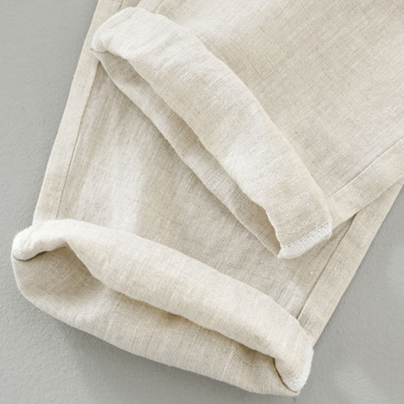 Lightweight tapered warm weather pants with soft waistband for men | Arvello