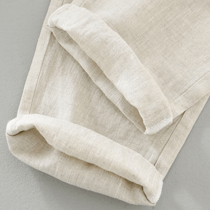 Lightweight tapered warm weather pants with soft waistband for men | Arvello