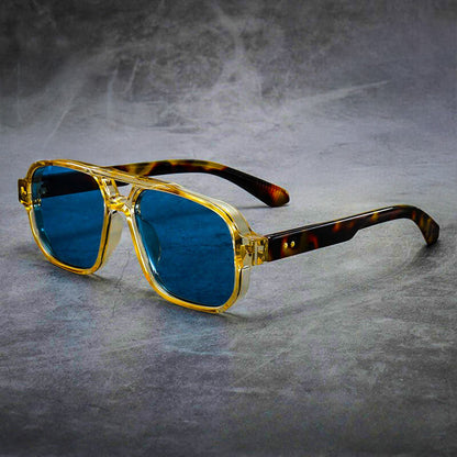 Bold oversized tinted sunglasses for men | Mason -1