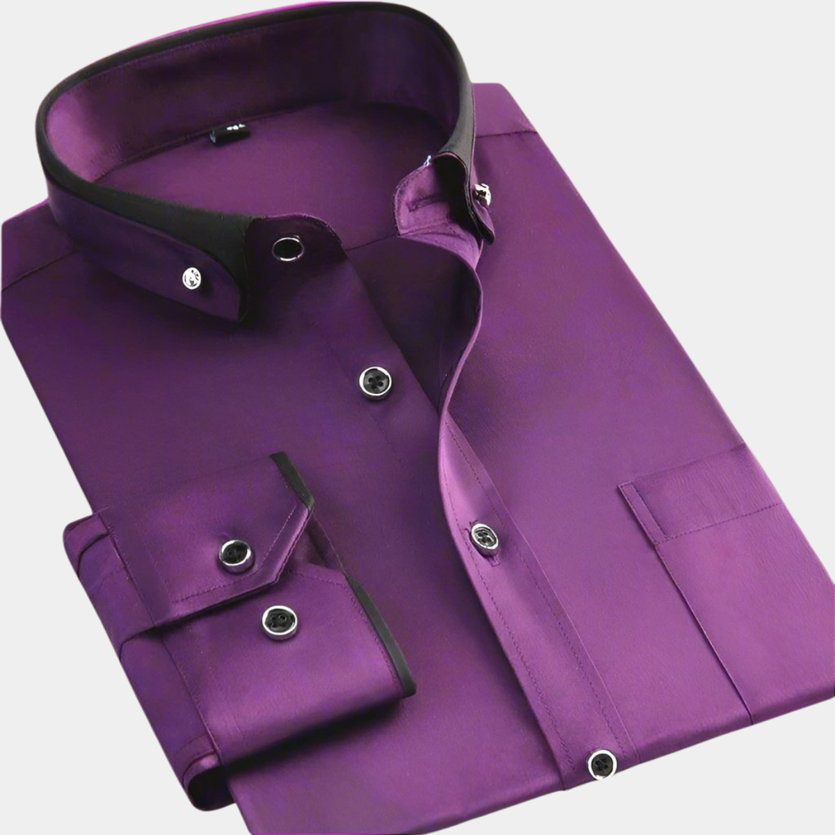 Classic long-sleeve signature shirt for men | Duvane -6