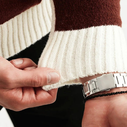 Classic crewneck vanguard knit sweater for men | Apollo -3