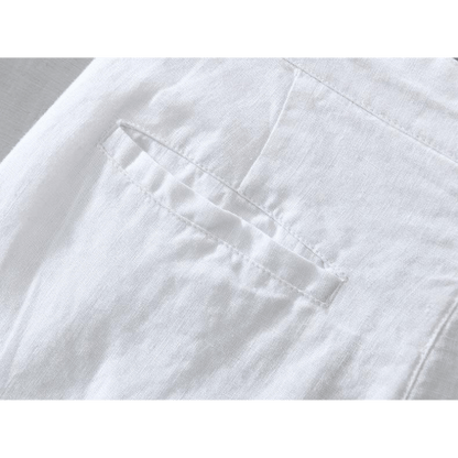 Lightweight relaxed fit summer shorts with rolled hem for men | Maro