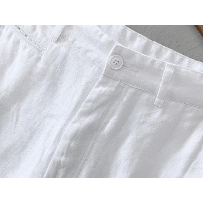 Lightweight relaxed fit summer shorts with rolled hem for men | Maro