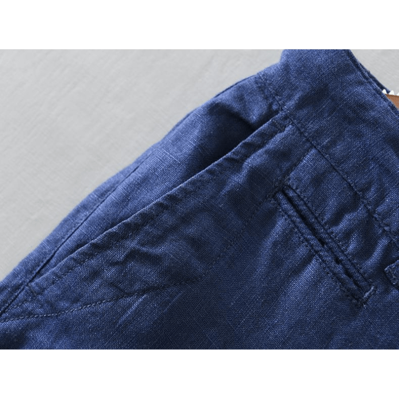 Lightweight relaxed fit summer shorts with rolled hem for men | Maro