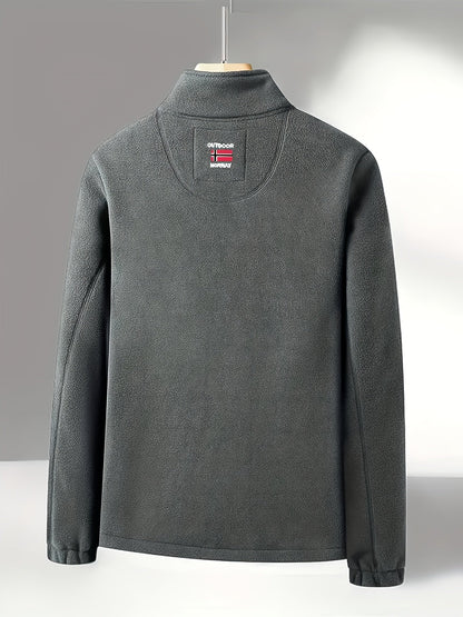 Warm lightweight outdoor fleece jacket for men | Julius -21