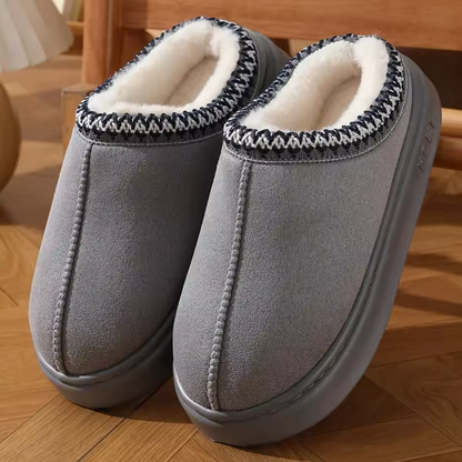 arm waterproof mule slippers with plush lining for women | Elara
