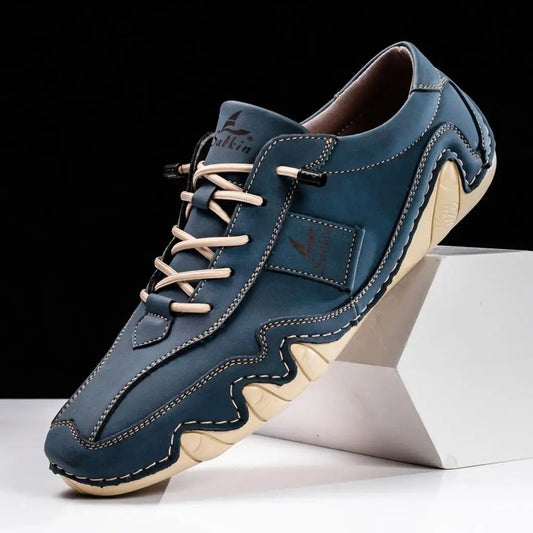 Classic Handcrafted Wavy Sole Shoes for men | Matteo