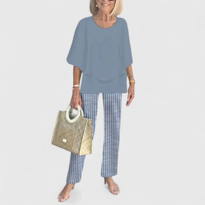 Sophisticated Coordinated Two Piece Outfit Set for women | Eliana
