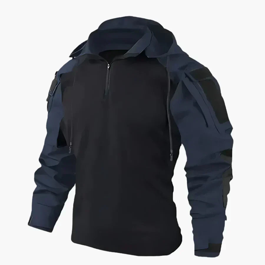 Rugged structured combat jacket for men | Ironveil -4