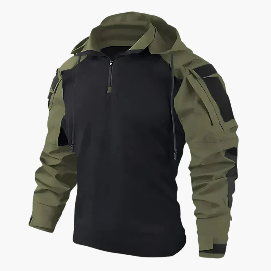 Rugged structured combat jacket for men | Ironveil -1