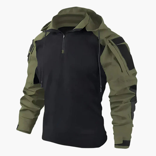 Rugged structured combat jacket for men | Ironveil -1
