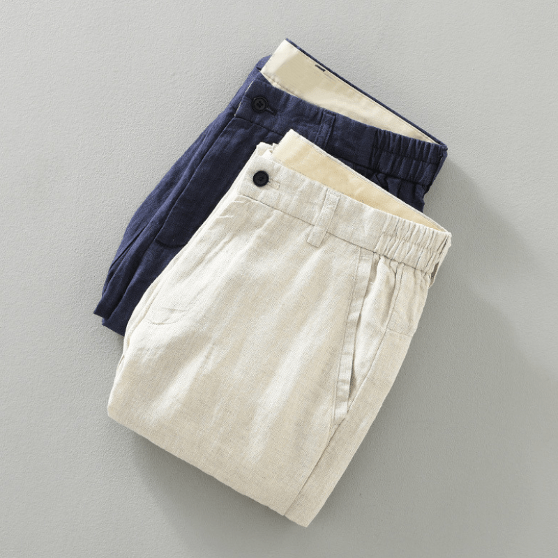Lightweight tapered warm weather pants with soft waistband for men | Arvello