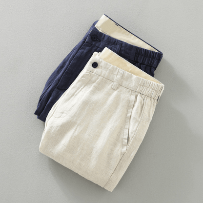 Lightweight tapered warm weather pants with soft waistband for men | Arvello