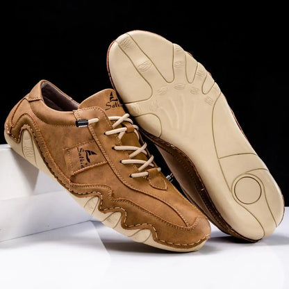 Classic Handcrafted Wavy Sole Shoes for men | Matteo