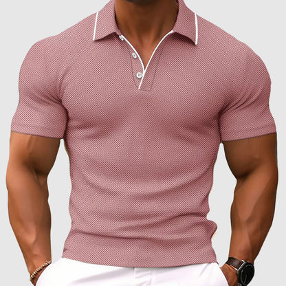 Classic smart everyday polo shirt for men | Alessandro Veneti -3
