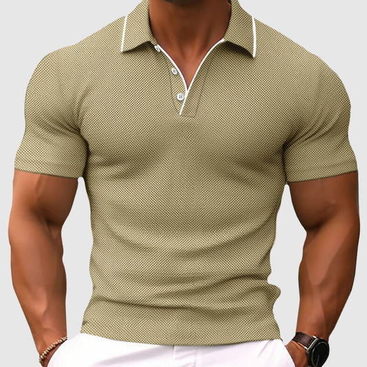 Classic smart everyday polo shirt for men | Alessandro Veneti -1