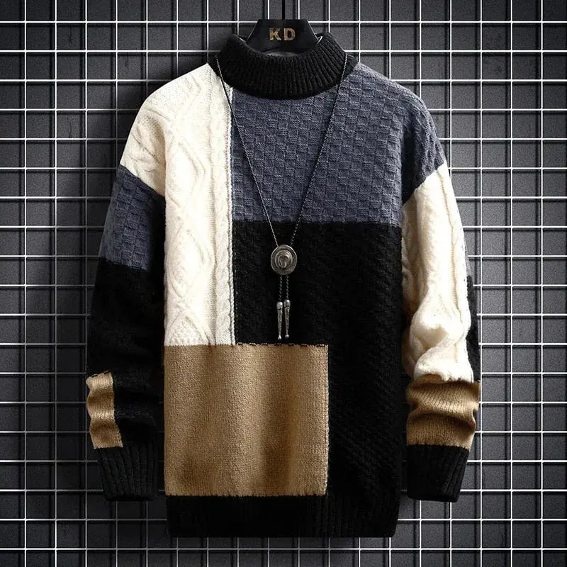 Classic crewneck vanguard knit sweater for men | Apollo -6