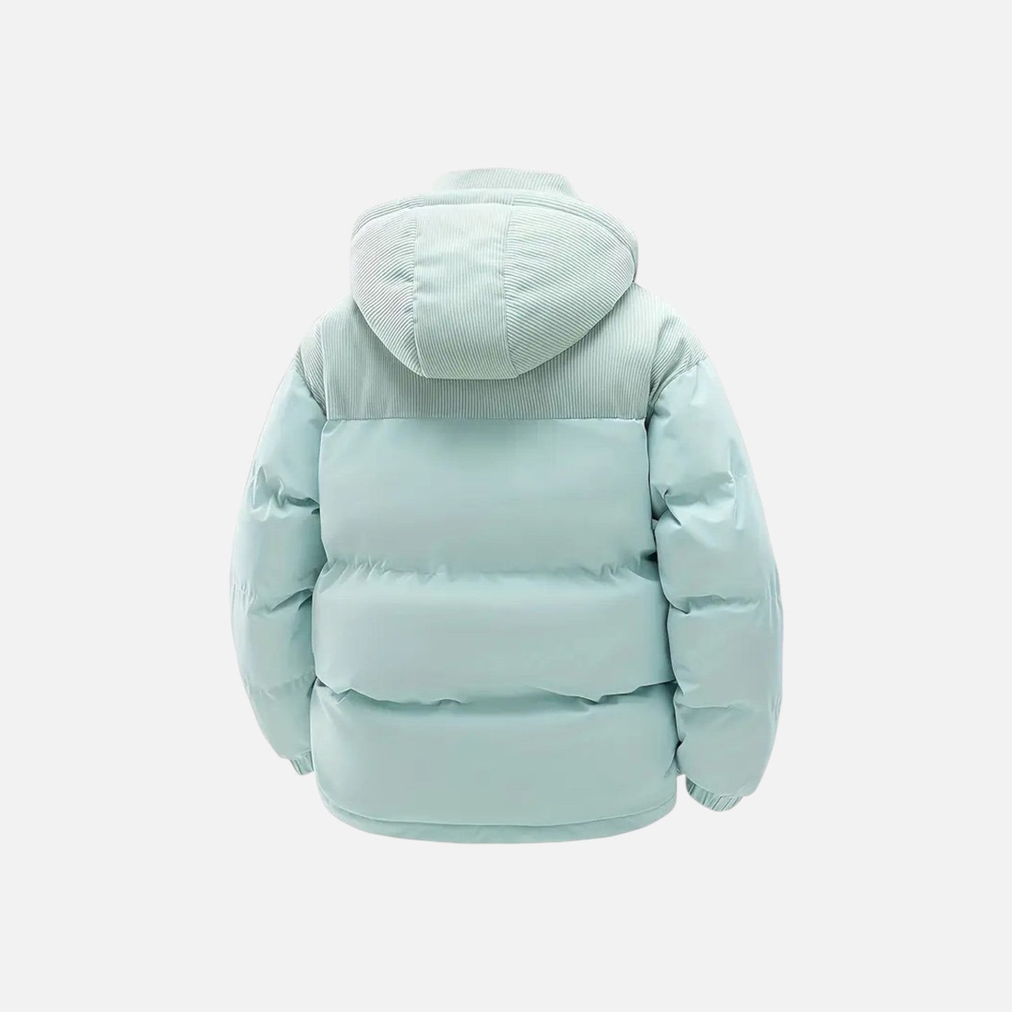 Colour-block hooded jacket with detachable hood for men | Archer