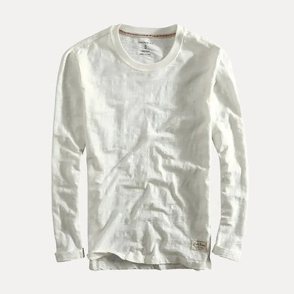 Classic long-sleeve cotton shirt for men | Axel -3