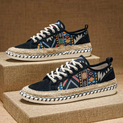 Classic everyday Aztec-print trainers for men | Aztec Nomad -6