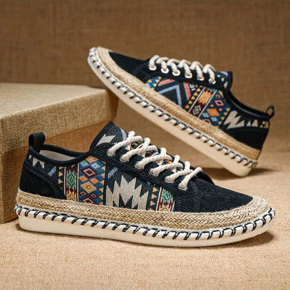 Classic everyday Aztec-print trainers for men | Aztec Nomad -7