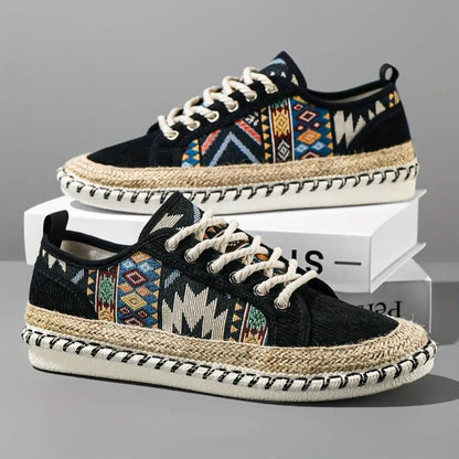 Classic everyday Aztec-print trainers for men | Aztec Nomad -8