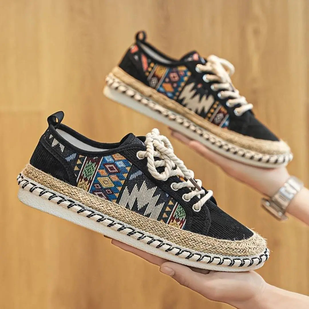 Classic everyday Aztec-print trainers for men | Aztec Nomad -9
