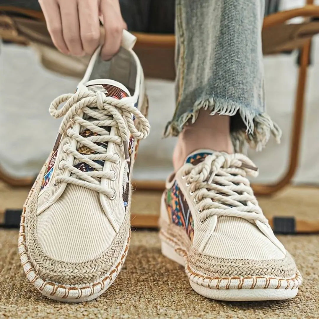 Classic everyday Aztec-print trainers for men | Aztec Nomad -5