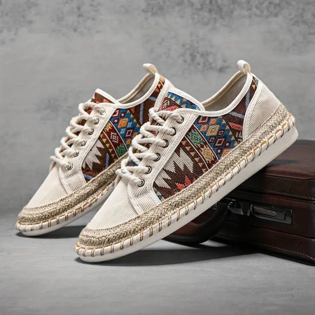 Classic everyday Aztec-print trainers for men | Aztec Nomad -1