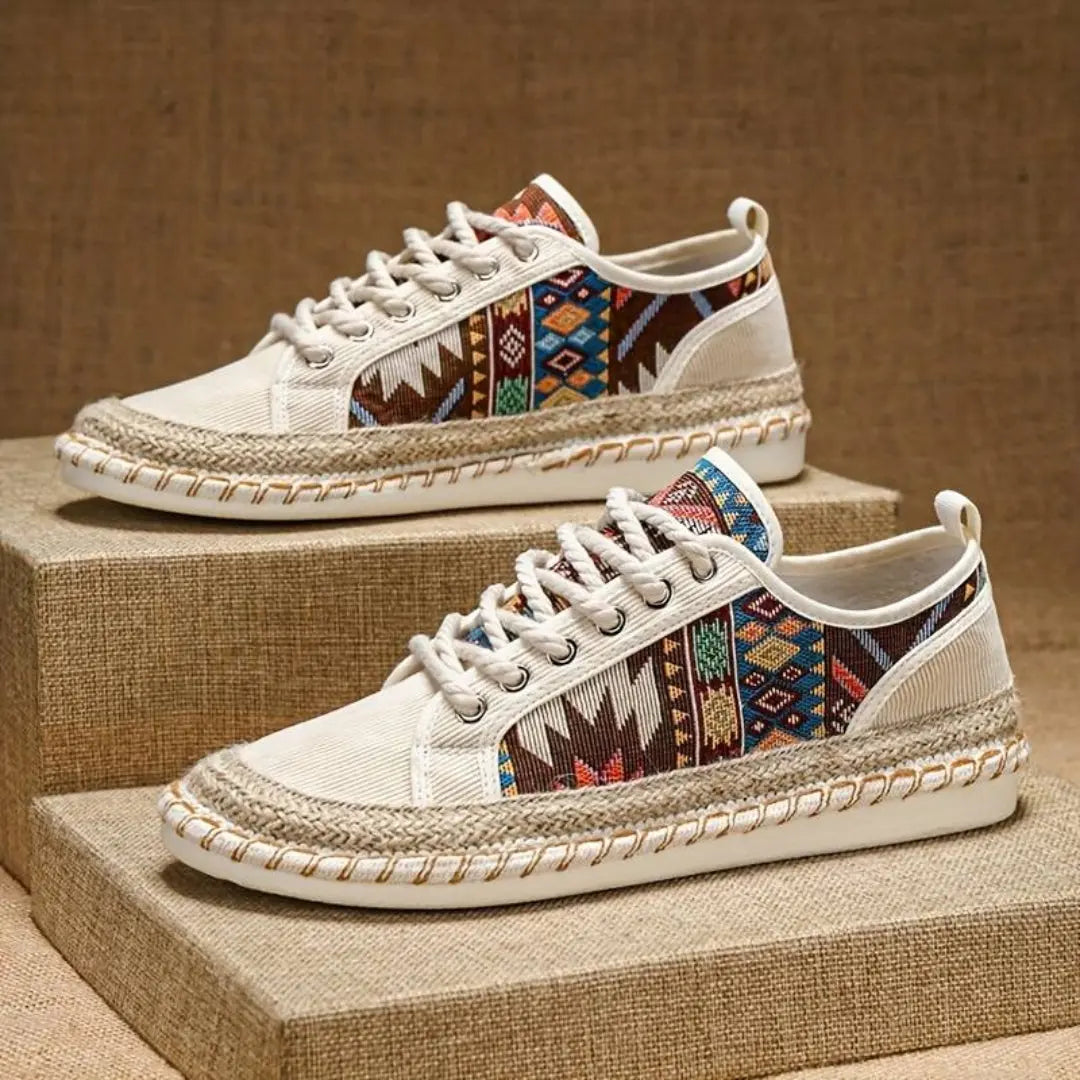 Classic everyday Aztec-print trainers for men | Aztec Nomad -2