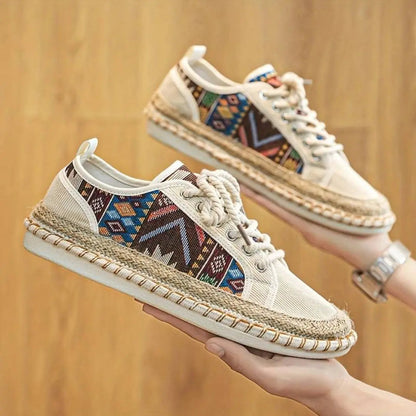 Classic everyday Aztec-print trainers for men | Aztec Nomad -4