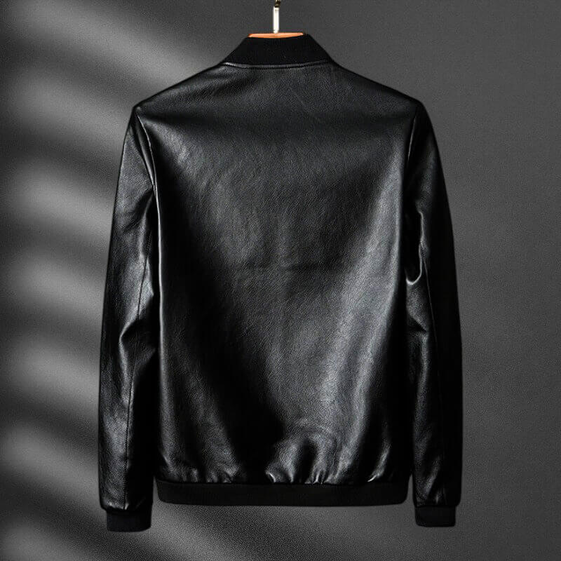 Supple Italian leather contemporary jacket for men | Lorenzo Bellucci -4