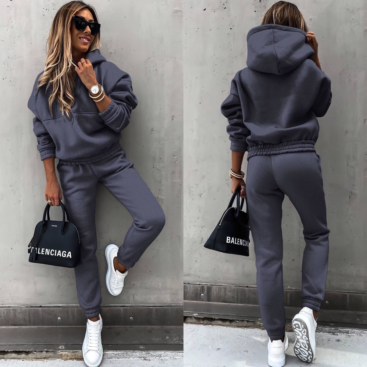 Cosy modern casual jogger set for women | Elane -2