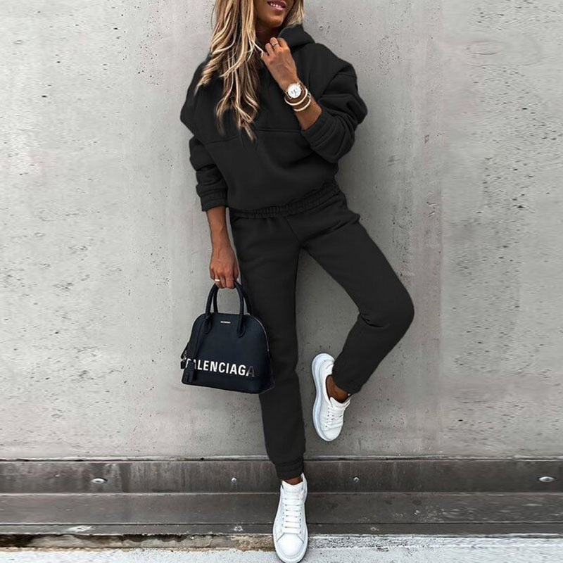 Cosy modern casual jogger set for women | Elane -3