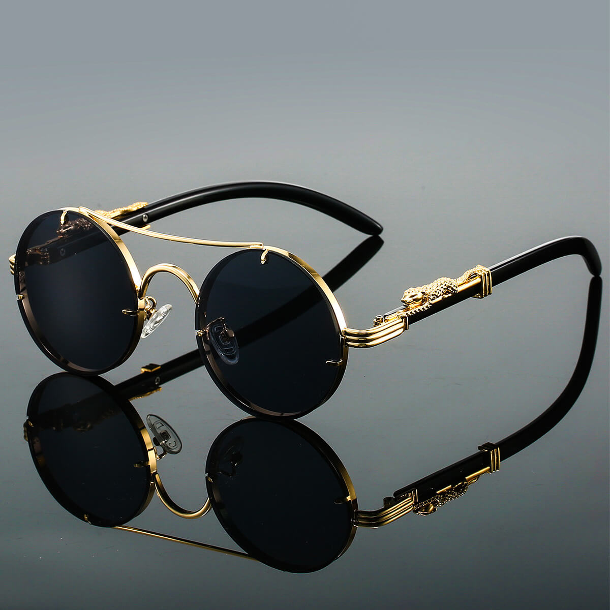 Lightweight polarised UV400 sunglasses for men | Panthera Onca -5