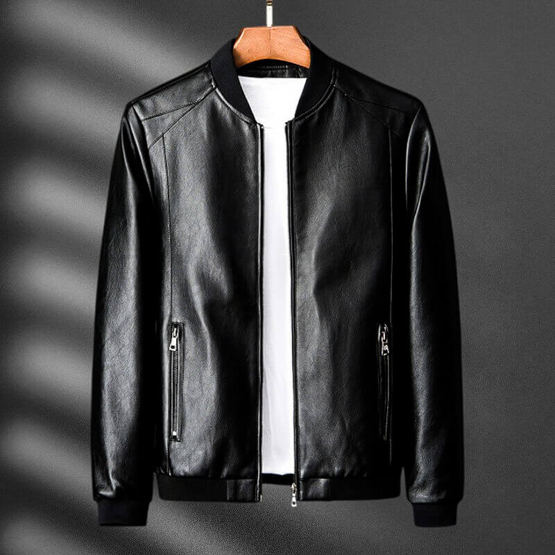 Supple Italian leather contemporary jacket for men | Lorenzo Bellucci -3