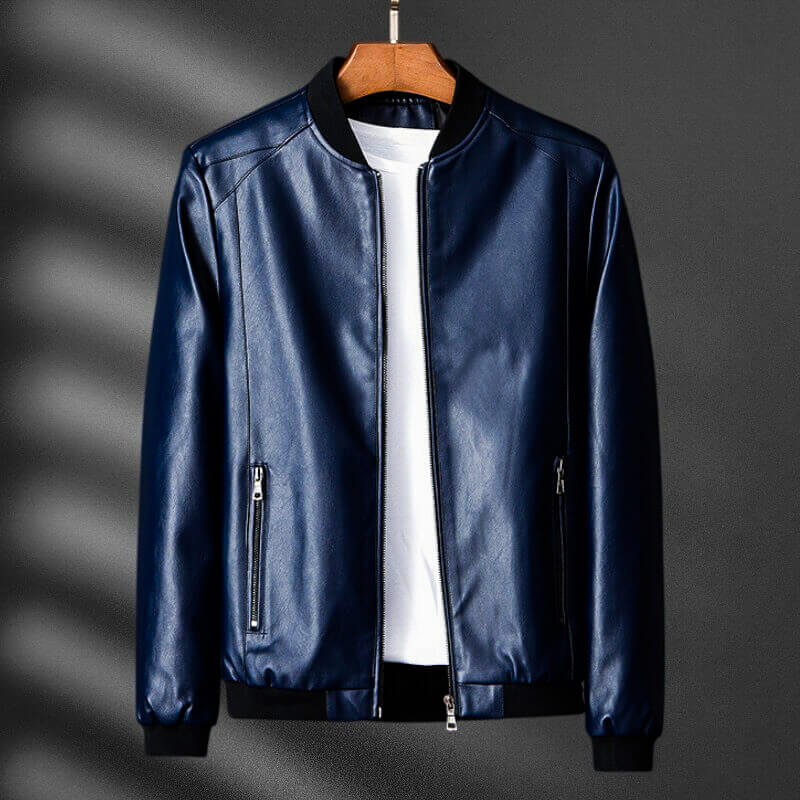 Supple Italian leather contemporary jacket for men | Lorenzo Bellucci -2