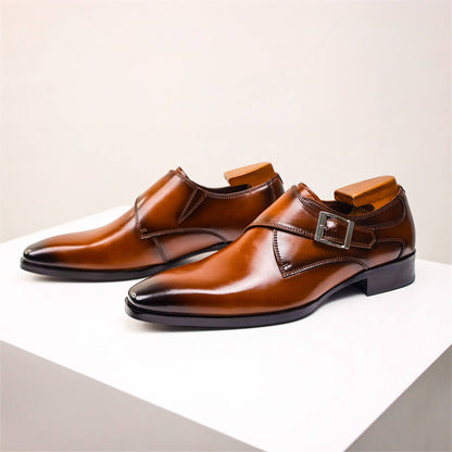 Classic heritage Italian leather dress shoes for men | Carlo Vespucci -1