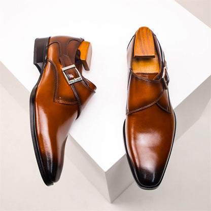 Classic heritage Italian leather dress shoes for men | Carlo Vespucci -9