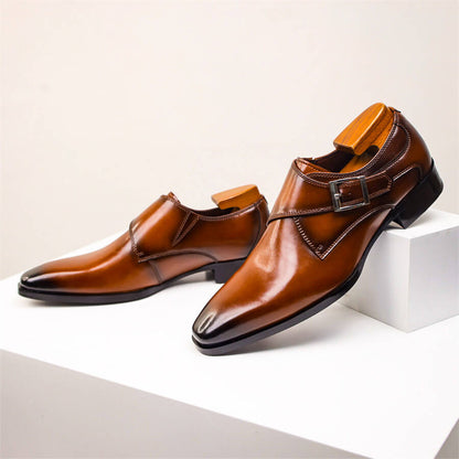 Classic heritage Italian leather dress shoes for men | Carlo Vespucci -7