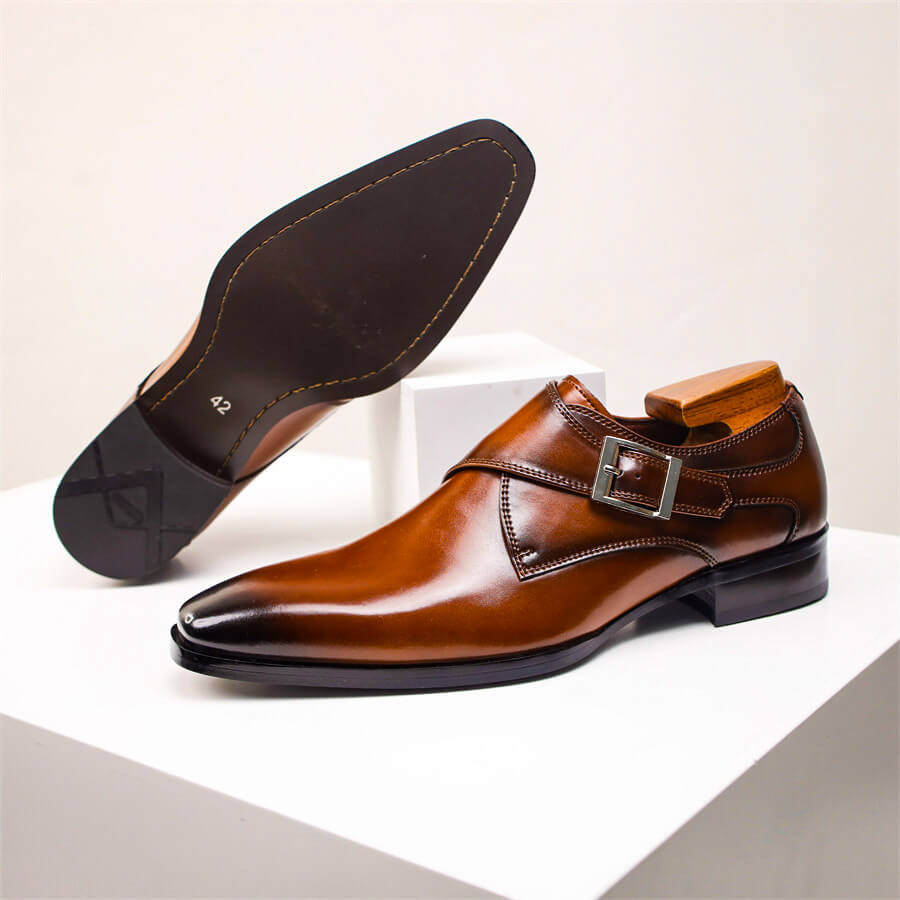 Classic heritage Italian leather dress shoes for men | Carlo Vespucci -11