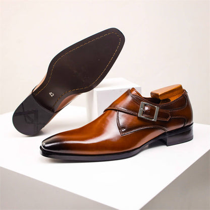 Classic heritage Italian leather dress shoes for men | Carlo Vespucci -11